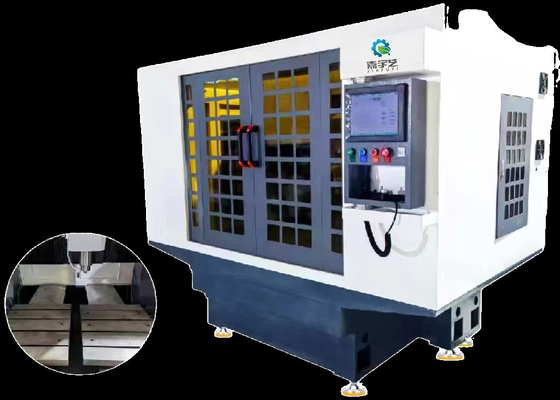 Steel 3 Axis Edge Milling Machine CNC Control 50mm Depth 220V Voltage 1500kg Weight
