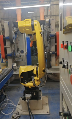 Zinc Alloy Robot Polishing At Bathroom Factory In Peru, South America