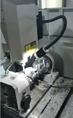 Powerful 220V / 50Hz stainless steel CNC Deburring Machine Workpiece Size 200x200mm